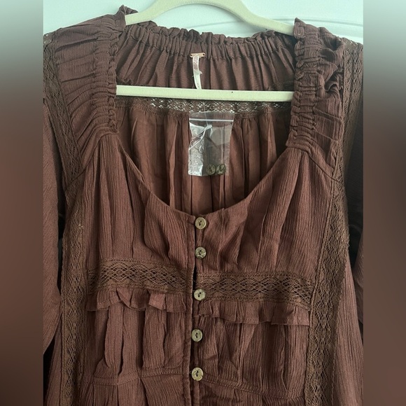 Free People magdalia maxi dress NWT SIZE small - Picture 7 of 10